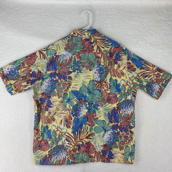 Da Vinci California Hawaiian Shirt Mens Size 1X XL Tropical Reverse Print USA - Picture 11 of 16